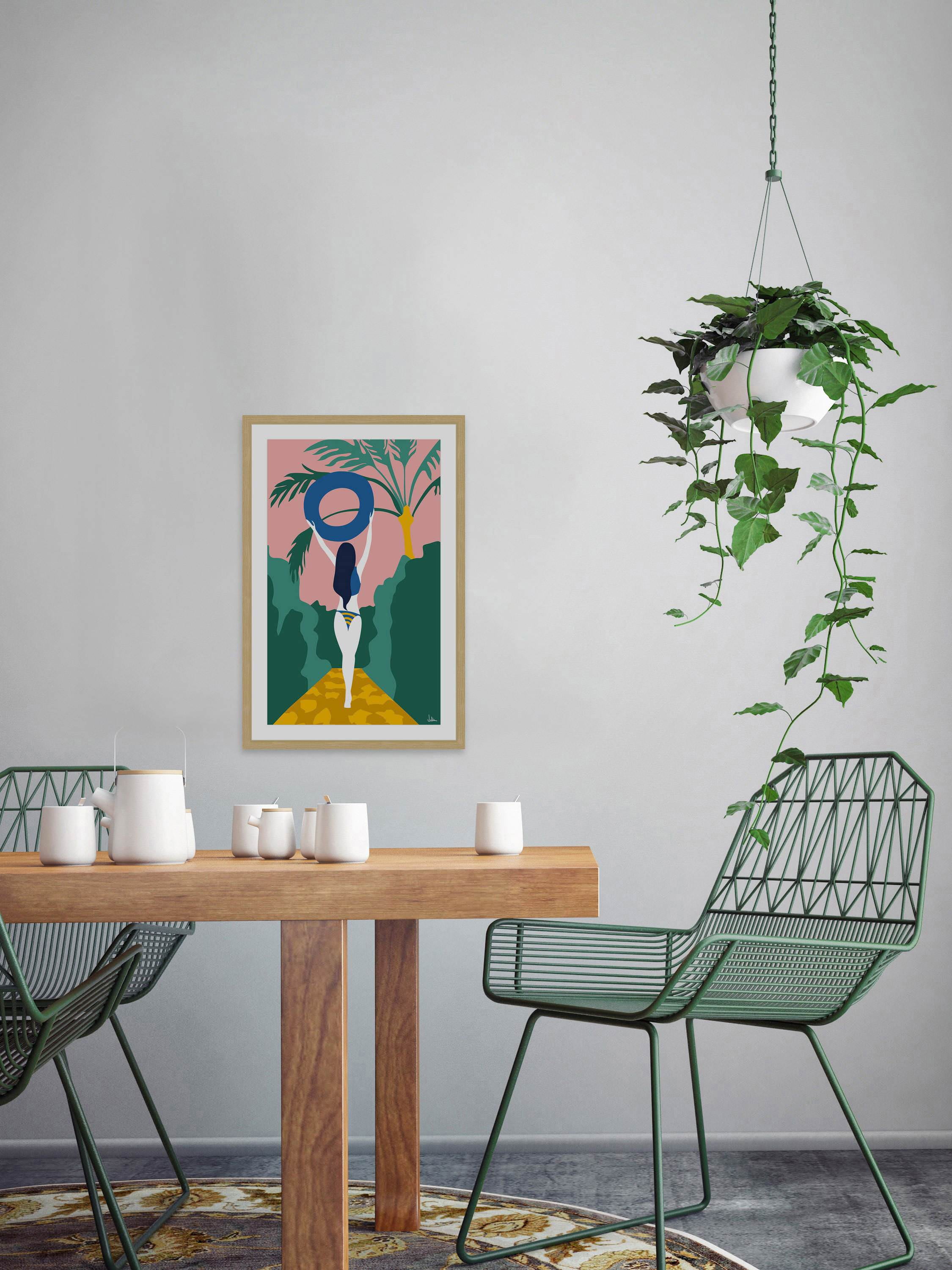 Welcome Summer Framed Painting Print