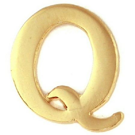 Alphabet Letter Q Lapel Pin Badge from Ties Planet UK