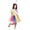 Multicolour, variant on Bobifish Girls Clown Carnival Set Polka Dot Short-Sleeve Top With Rainbow Tulle Skirt And Colorful Party Performance Wear Parade Dress-Up Sizes 5-13