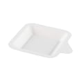thumbnail image 4 of Small Bagasse Tasting Plate, Mini Tasting Plate - Durable All Natural, Biodegradable, Disposable Material - 4" x 5" - White - 100ct Box - Restaurantware, 4 of 4