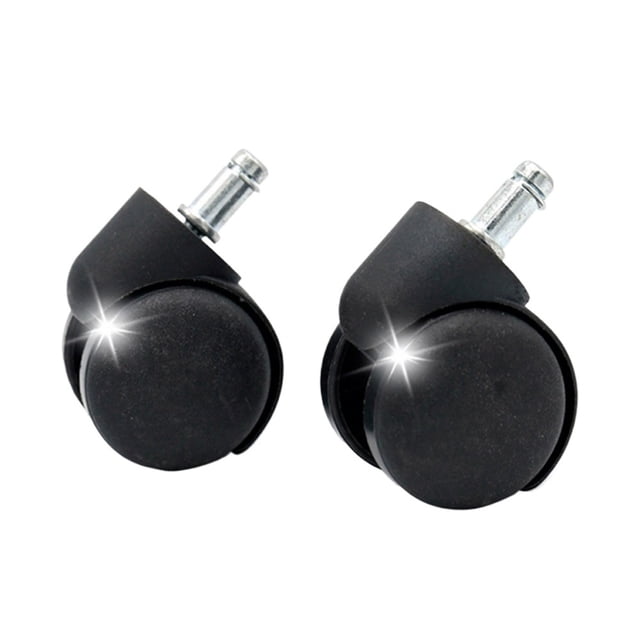 1/2/4/5 Pcs Roue de Chaise Roulettes de Meuble 11mm Vis Pivotante Roulettes de Remplacement Outil de Chariot pour Chaises de Bureau/ordinateur, Fiable
