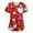 #1 Wine, variant on Lolmot Womens Scrubs Christmas Casual Breathable Short Sleeve V- Neck Cute Scrub Tops with Pockets Snowman Snowflakes Print Holiday Workwear