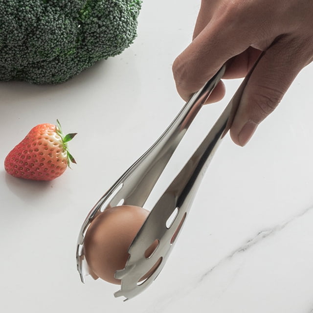 unbranded Pinzas De Cocina De Acero Inoxidable Ligeras Y Resistentes Con Simple Para Uso Diario