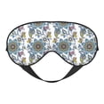 thumbnail image 6 of Rocae Flowers and Butterflies for Mask for Women Men, Luxury Eye Cover Eye Shade with Adjustable Strap for Travel, Nap, Meditation, 6 of 7