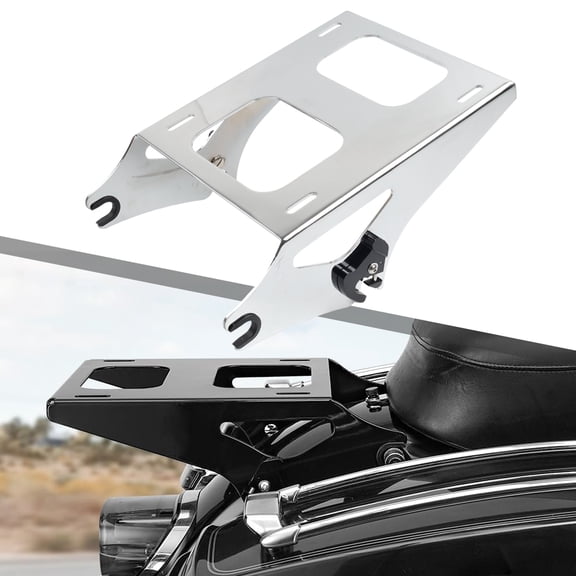 NS 1Pc Luggage Racks Detachable Trunk Mount Steel Chrome for Davidson 2014-later FLHR