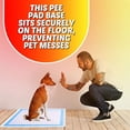 thumbnail image 3 of Skywin Pee Pad Holder for 30 x 36 Inches Training Pads (White) - Easy to Clean and Store Dog Puppy Pad Holder – Silicon Wee Wee Pad Holder, No Spill Puppy Pad Holder, 3 of 7