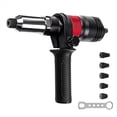 thumbnail image 1 of Adaptador de Tuerca de Remache EléCtrico de 2,4-6,4 Mm, Remachador AutomáTico de Clavos, Herramientas de Remachado InaláMbrico con Llave y Manejar, 1 of 5