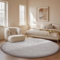 thumbnail image 5 of Shag Area Rugs for Living Room 9'(Round), Soft and Fluffy Shaggy Carpet for Pets, Machine Washable Floor Rugs for Living room, 5 of 9