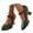 Green, variant on Mary Jane High Heels Ankle Slingback Dress Shoes for Women Party Dating with Buckle Strap