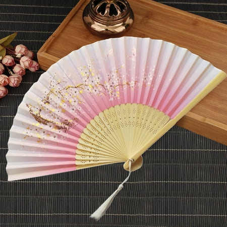 

Folding Fans Handheld Fans Bamboo Fans Women s Hollowed Bamboo Hand Holding Fan