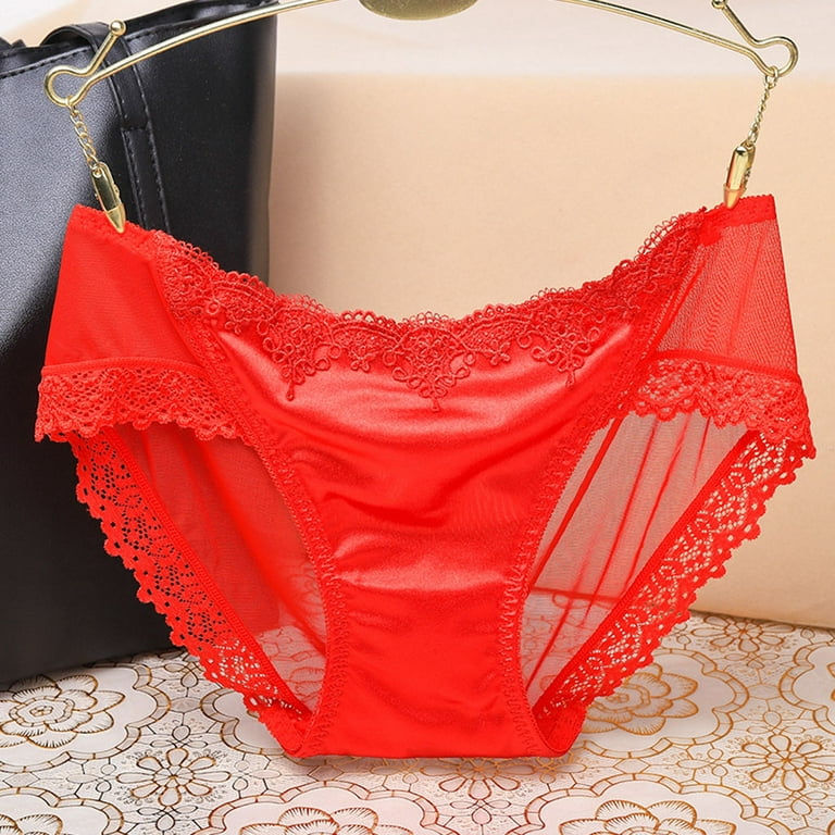 Efsteb Thongs for Women G String Transparent Breathable Underwear