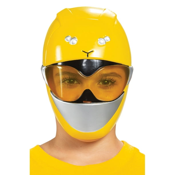 Child's Power Rangers Beast Morphers Yellow Ranger Mask Costume Accessory - Walmart.com