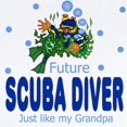 thumbnail image 2 of CafePress - Future Scuba Diver Like Grandpa Infant Bodysuit - Baby Light Bodysuit, Size Newborn - 24 Months, 2 of 4