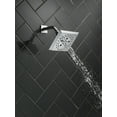 thumbnail image 5 of 5-Spray H2Okinetic® Angular Modern Raincan Shower Head in Chrome 52664, 5 of 11