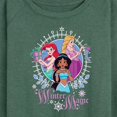thumbnail image 3 of Disney Princess - Winter Magic - Women's Lightweight French Terry Long Sleeve Shirt, 3 of 5