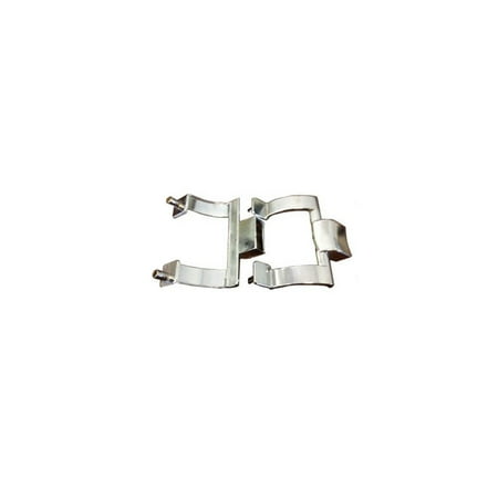 

Chrome Shower Door Towel Bar Brackets Only 2-1/4 Screw Holes