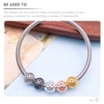 thumbnail image 4 of Diy Craft Beads 25Pcs Copper for Necklace and Bracelet Making Hollow Flower Ball Design, 4 of 7