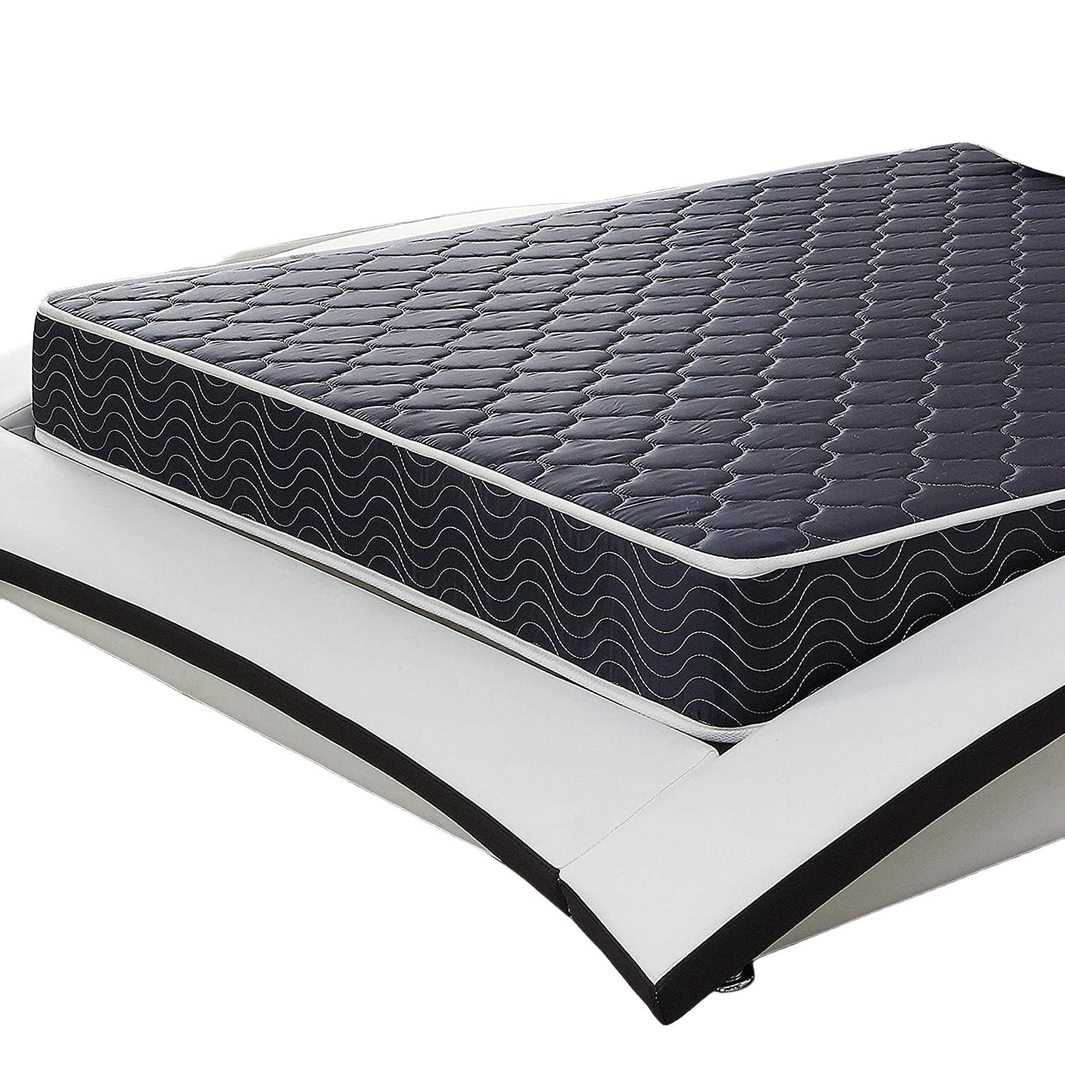 Cooling Gel Mattress 6-inch waterproof high-density foam mattress with navy blue -quilted breathable fabric. Quilting ensures both style and airflow for cool sleep.Full size,Queen Size Mattre