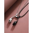 thumbnail image 5 of QQTDFG 2pcs Magnetic Couple Earphone Pendant Necklaces for Couples Friendship Necklace-default, 5 of 7