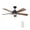 Wood/Black, variant on Smaair 52" 5-Blade Black and Gold Ceiling Fan with LED Light Kit & Remote Control