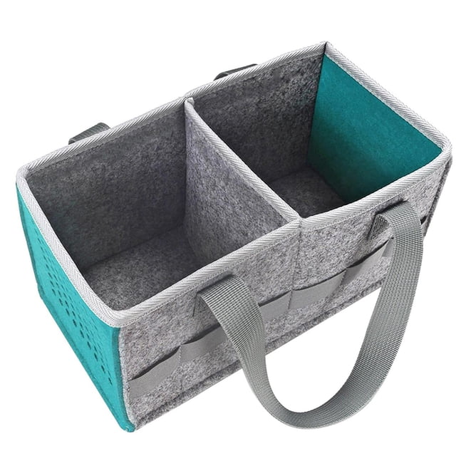 Bolsos multifuncionales Caddy Bolso organizador de fieltro de gran capacidad con asa
