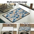 thumbnail image 7 of ZIATUBLES Washer and Dryer Top Protector Mat, Dust Proof Washing Machine Top Cover Pad for Laundry Room Washable Home Kitchen Decor Accessories, 24 x 19.7 Inch, Floral, 7 of 7