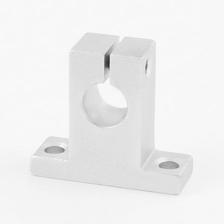 Linear Guide Bearing Unique Bargains Silver Tone Alumimum SK12 12mm CNC Pillow Block Bearing Linear Guide Support ()