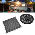 thumbnail image 3 of Kit de Ventilador Solar de 10 Pulgadas y 100 W, Impermeable, con Carcasa de Ventilación Redonda, Extractor para Gallinero, Invernadero o Cobertizo., 3 of 5