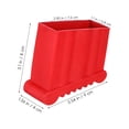 thumbnail image 2 of UPGRATOR 2Ud Almohadillas Rojas Para Pies De Antideslizantes Y Duraderas Para Seguridad, 2 of 6