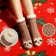 thumbnail image 3 of Calcetines Tipo Pantufla Afelpados para Mujer con Suela Antideslizante | Regalo Cálido y Acogedor para Mamá | Poliéster y Elastano | Forro Polar Suave | Tallas 5-8 | 1 Par, 3 of 7