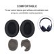 thumbnail image 3 of Injueey Almohadillas para auriculares Cojín Cancelación de ruido Negro Marrón Juego Estilo simple Reemplazo para auriculares WH-1000XM4 Negro Relojes inteligentes Negro, 3 of 6