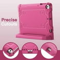 thumbnail image 6 of JETech Kids Case for iPad 9.7-Inch (6th/5th Generation, 2018/2017 Model) with Built-in Screen Protector, Shockproof Full-Body Handle Stand Tablet Protective Cover (Rose), 6 of 8