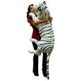 thumbnail image 4 of Giant Realistic Stuffed White Tiger 48 Inches Soft Extremely Realistic Big Plush Animal, 4 of 8
