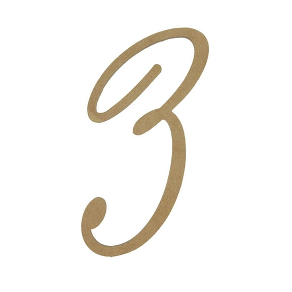 Wooden Letter Unfinished, Fameliya Font, Craft Cutout