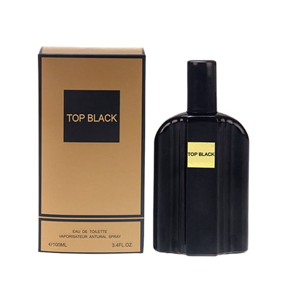 Top Black for Men Perfume 100ml / 3.4 Fl Oz Eau De Parfum Spray Long Lasting, Black Orchid, Oil From France !