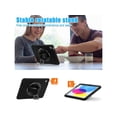 thumbnail image 5 of Case for iPad 10th Generation 2022, Military Grade Heavy Duty Silicone Protective Cover for iPad 10th Gen 10.9 Inch A2696 A2757 A2777 + Pencil Holder+ Rotating Stand+ Handle+ Shoulder Strap, 5 of 7