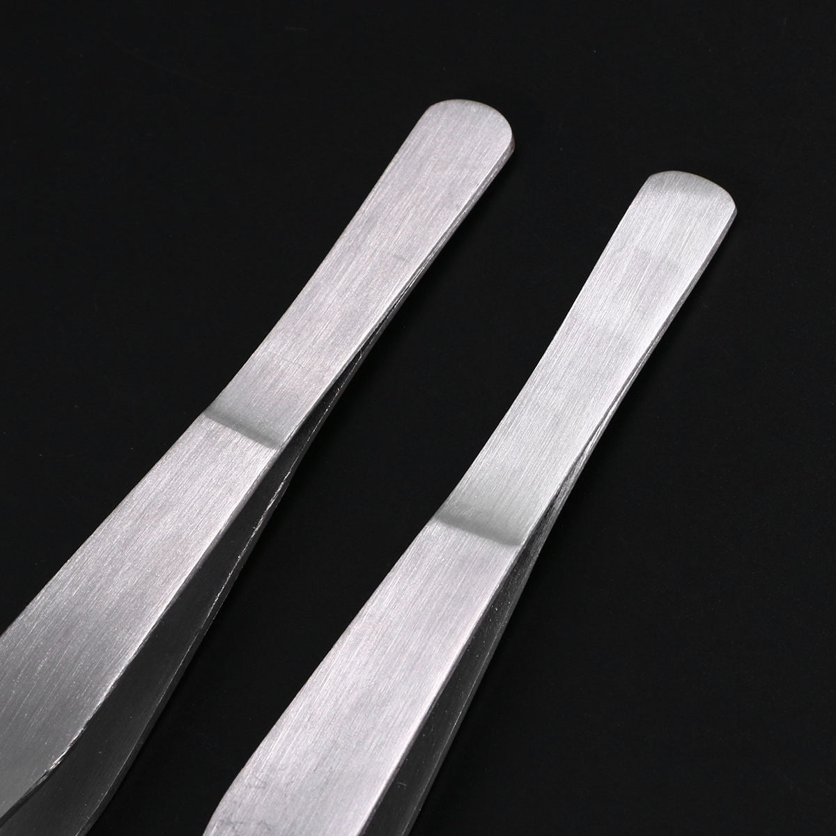WEAVILUX 2Pcs Stainless Steel Aquarium Tweezers with Ergonomic Design for Foreground Plants