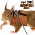 thumbnail image 4 of 3Pcs Rat Harness and Leash Small Animal Training Walking Vest Leash Adjustable Traction Rope Strap for Squirrel Gerbil Chinchilla Rat (khaki), 4 of 5
