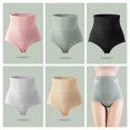 thumbnail image 3 of modal ropa interior señoras algodón puro antibacteriano cintura alta barriga grafeno triángulo pantalones cortos cabeza femenina algodónpangjing, 3 of 4