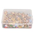 thumbnail image 1 of National Flag Thumb Tacks, Cork Board Pins 200 Pieces Bright Colors  For Office, 1 of 8