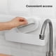 thumbnail image 5 of Organizador de pared blanco | Plástico ABS duradero para cocina y baño | Almacenamiento vertical que ahorra espacio para controles remotos, papelería y artículos pequeños, 5 of 6