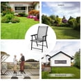 thumbnail image 5 of Topbuy Fabric Folding Chair (4 Pack), Grey, 5 of 10
