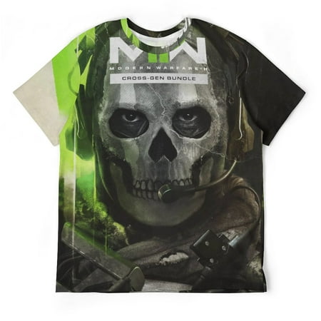 Call Of Duty Modern Warfare Unisex Short-sleeve Shirt For Men Women Novelty 3D Print T-Shirt Soft Comfortable Tee Shirts