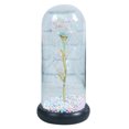 thumbnail image 1 of Cheers Rose Lamp Romantic Simulated Plastic Colorful LED Glass Dome Artificial Flower Decor for Valentine's Day, 1 of 7