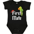 thumbnail image 3 of Inktastic First Mate Pirate with Parrot and Bandanna Boys or Girls Baby Bodysuit, 3 of 5