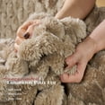 thumbnail image 5 of VanAcc Upholstered Sofa Bed, Brown, 5 of 5