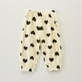 thumbnail image 2 of MZXELPRJD Boys Warm up Pants Children Fuzzy Pants for Girls Toddler Kid Baby Boys Girls Cute Cartoon Print Polka Dot Sport Pants Cotton Boys 6-7 Clothing, 2 of 3