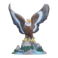 thumbnail image 1 of Estatua de águila, escultura de animal, adorno artificial decorativo, centro de mesa, decoración para estudio, estantería de granja, 1 of 9