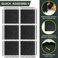 thumbnail image 3 of ProsourceFit Rubber Top Exercise Puzzle Mat 3/4-in, EVA Foam & Rubber Tiles, 3 of 8