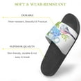 thumbnail image 3 of GZHJMY Stylish Slides for Women Men, Flowers in A Cup of Rose, Peony Sprays Soft Flexible Slip-on Sandals Slippers, 3 of 7